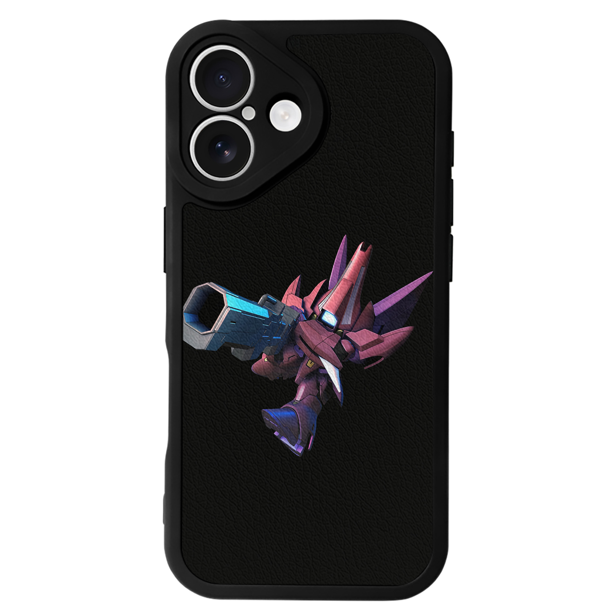 （画像用） 機動戦士ガンダム Mobile Suit Gundam 【iPhone 16シリーズ対応】シリコンスマホケース（レザー調） 材質：シリコン
